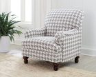 Glenn Upholstered Accent Chair Grey - 903096 Sale