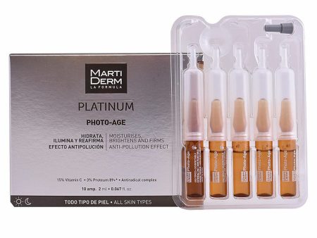 Ampoules Martiderm Platinum Photo-Age Antioxidant (10 x 2 ml) Supply