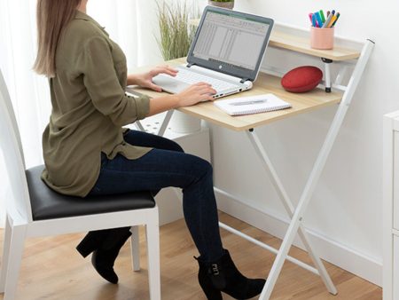 Folding Desk with Shelf Tablezy InnovaGoods Fashion