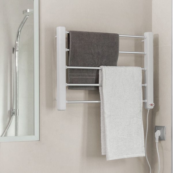 Electric Towel Rack to Hang on Wall InnovaGoods 5 Bars For Cheap