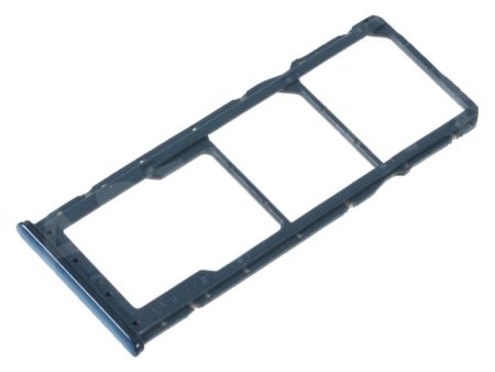 For Huawei Y6 2019 Replacement Dual SIM & Micro SD Card Tray (Blue) on Sale