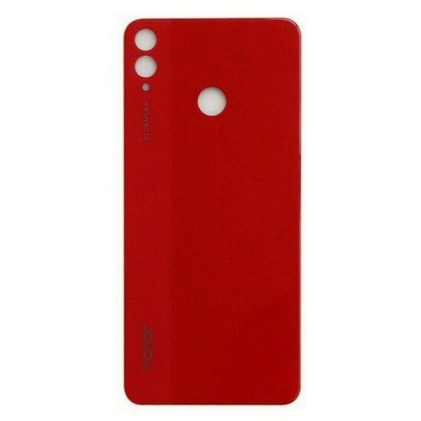 For Honor 8X Replacement Battery Cover   Rear Panel With Adhesive (Red) Fashion