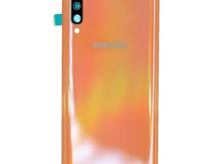 For Samsung Galaxy A50 A505 Replacement Rear Battery Cover with Adhesive (Coral) Supply