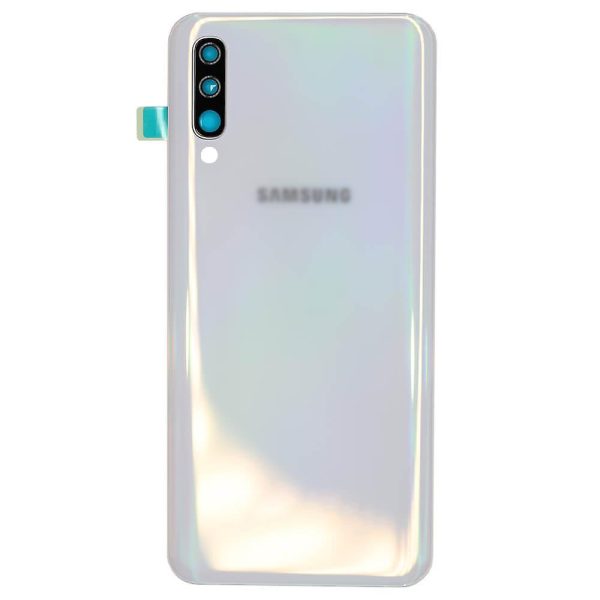 For Samsung Galaxy A50 A505 Replacement Rear Battery Cover with Adhesive (White) For Cheap