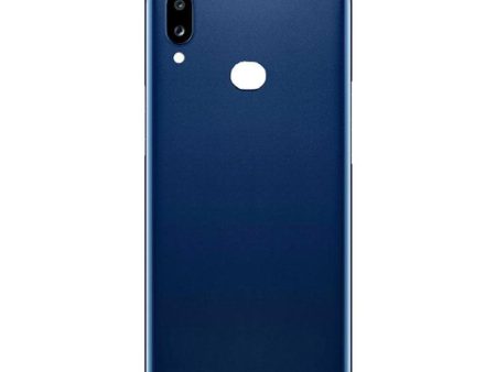 For Samsung Galaxy A10s A107 Replacement Rear Battery Cover   Housing (Blue) on Sale