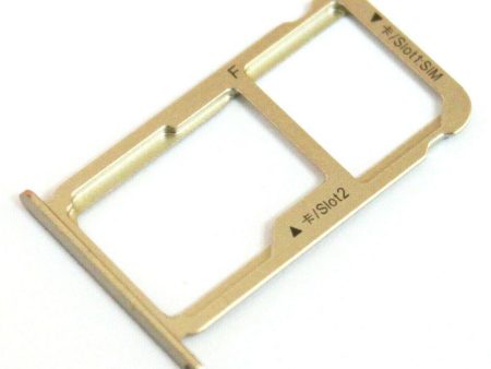 For Honor 8 Replacement Dual SIM SD Card Tray (Gold) Hot on Sale