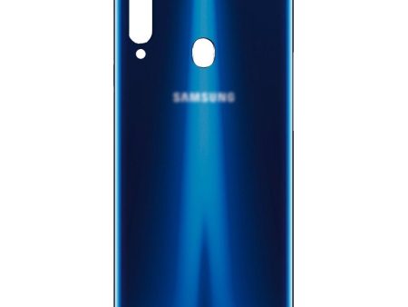 For Samsung Galaxy A20s A207 Replacement Rear Battery Cover with Adhesive (Blue) Hot on Sale