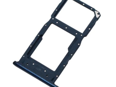 For Huawei P Smart 2019 Replacement SIM & SD Card Tray Holder (Blue) Hot on Sale